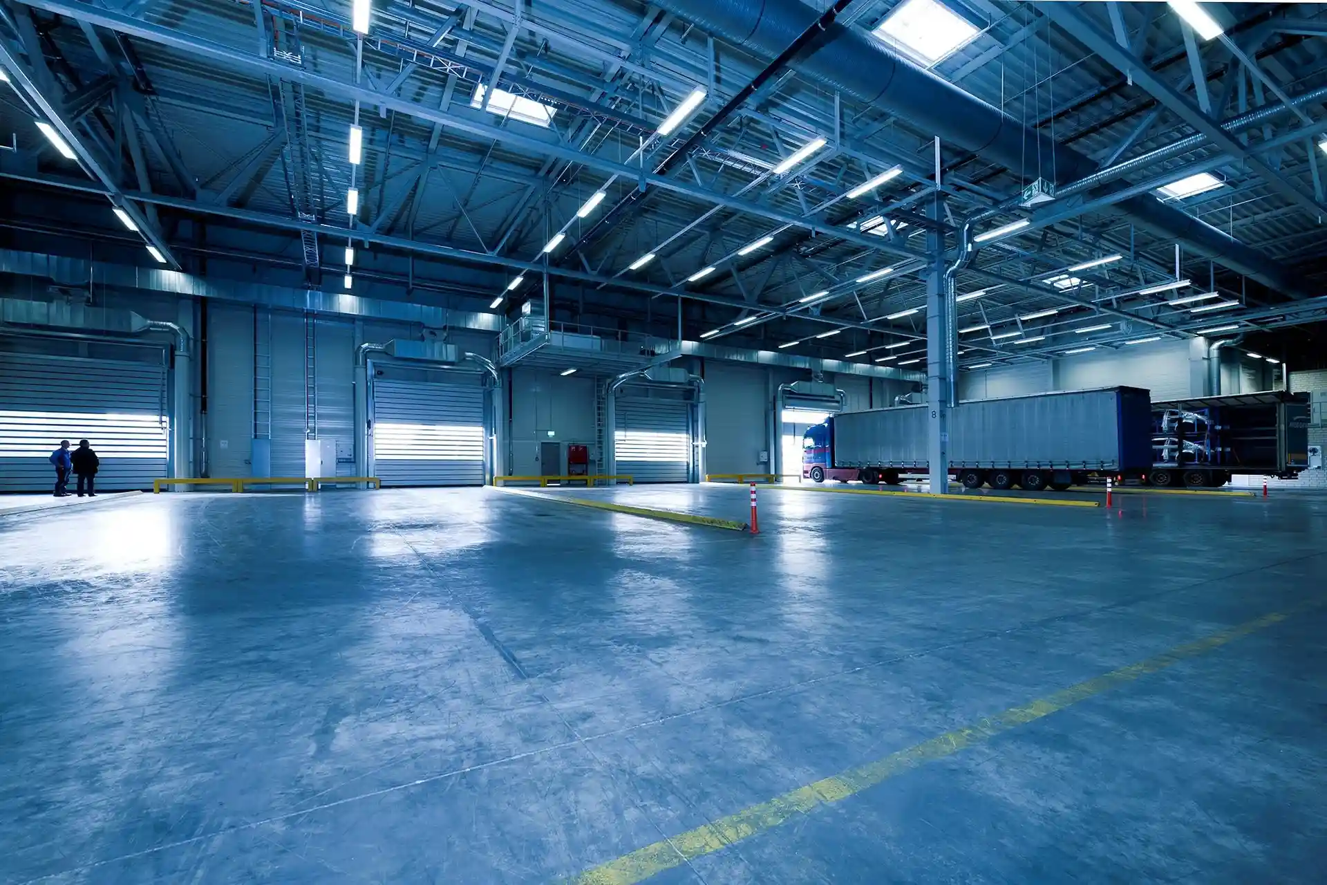Interior of a distribution centre