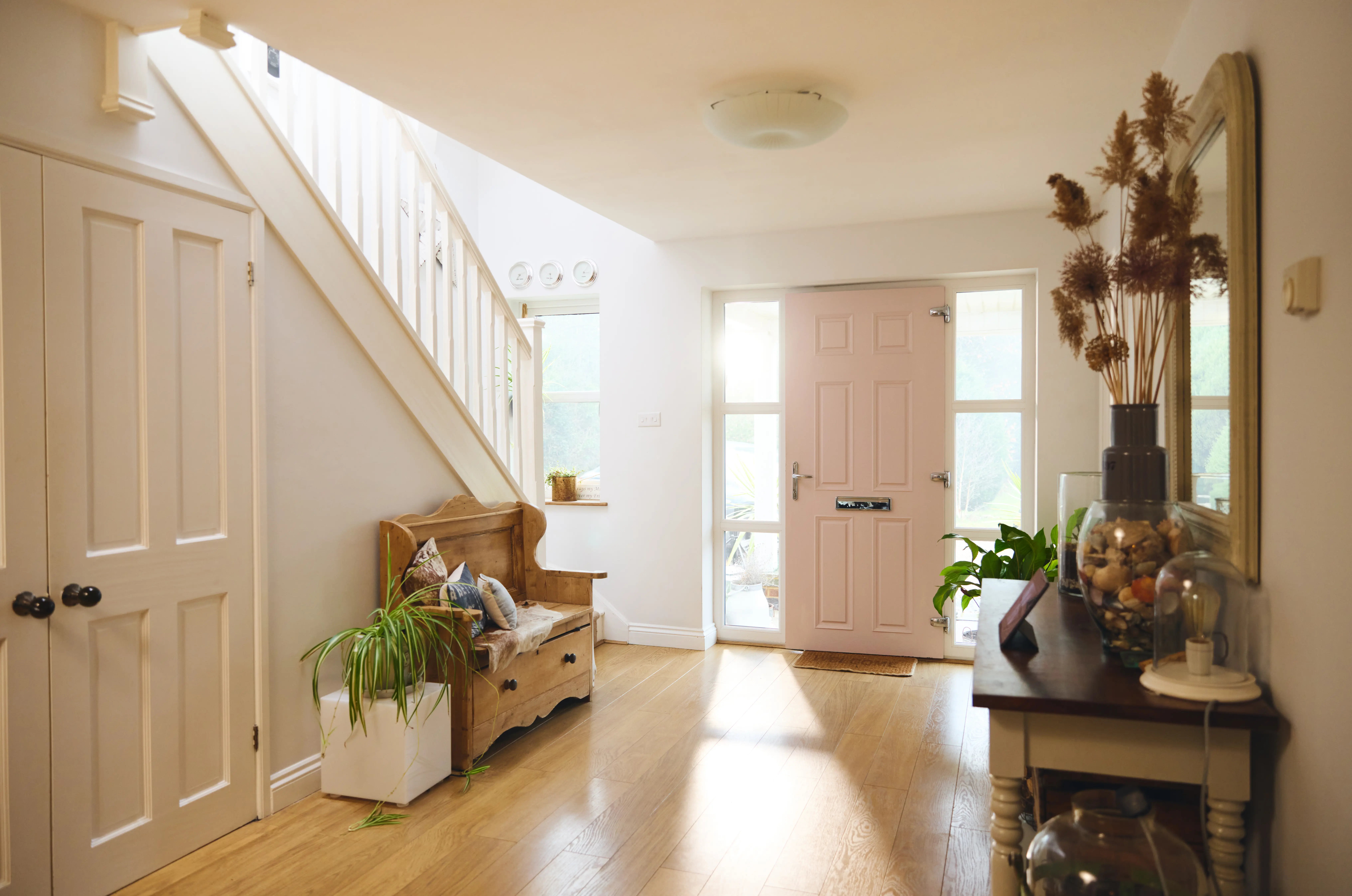 A bright entrance hallway