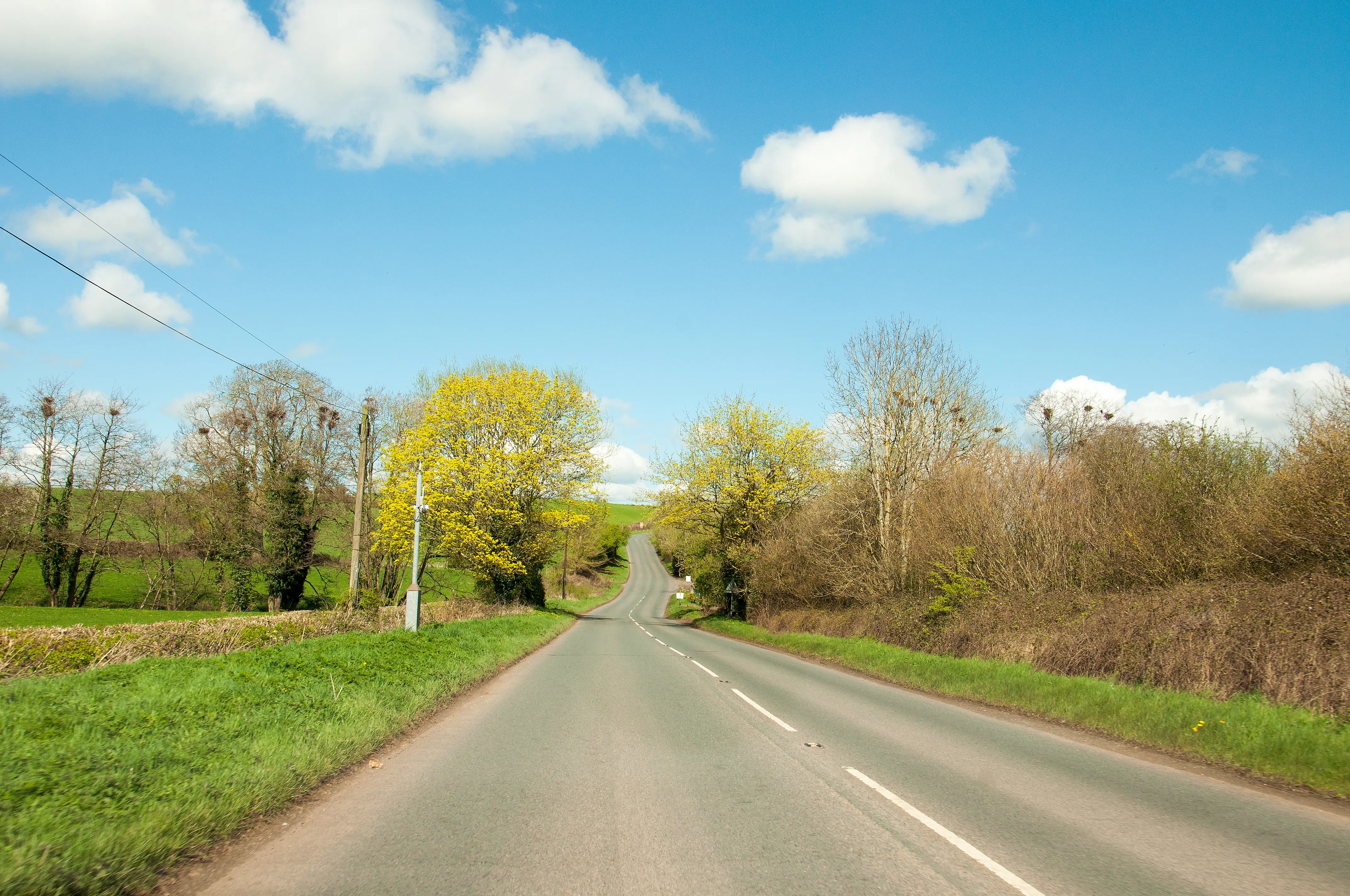 Single carriageway country road