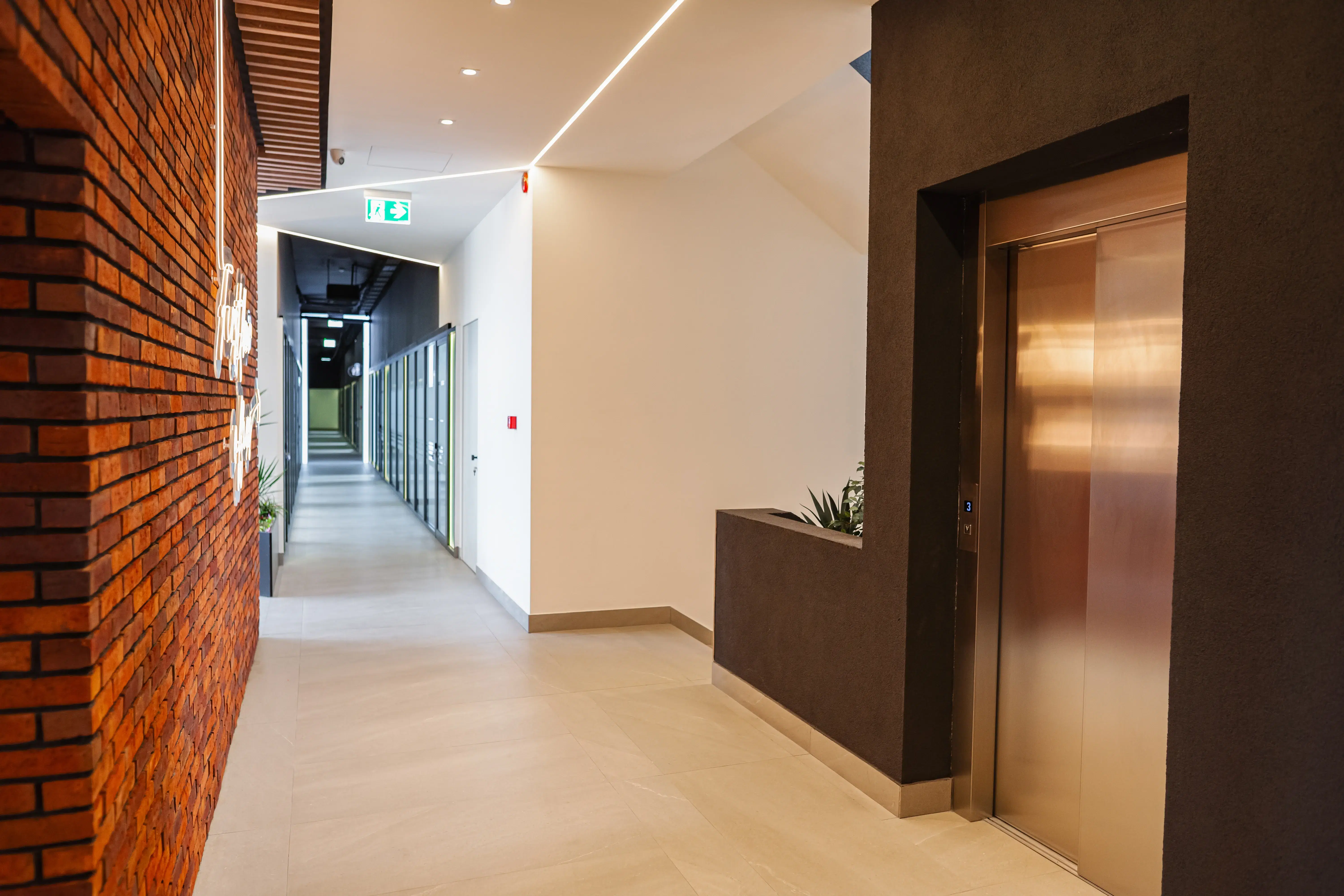 commercial office lobby